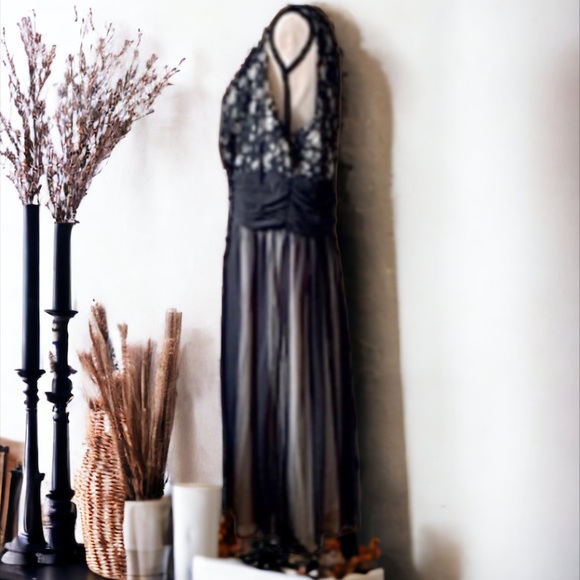 K JORDAN BLACK LACE DRESS SIZE 24W - Picture 2 of 11